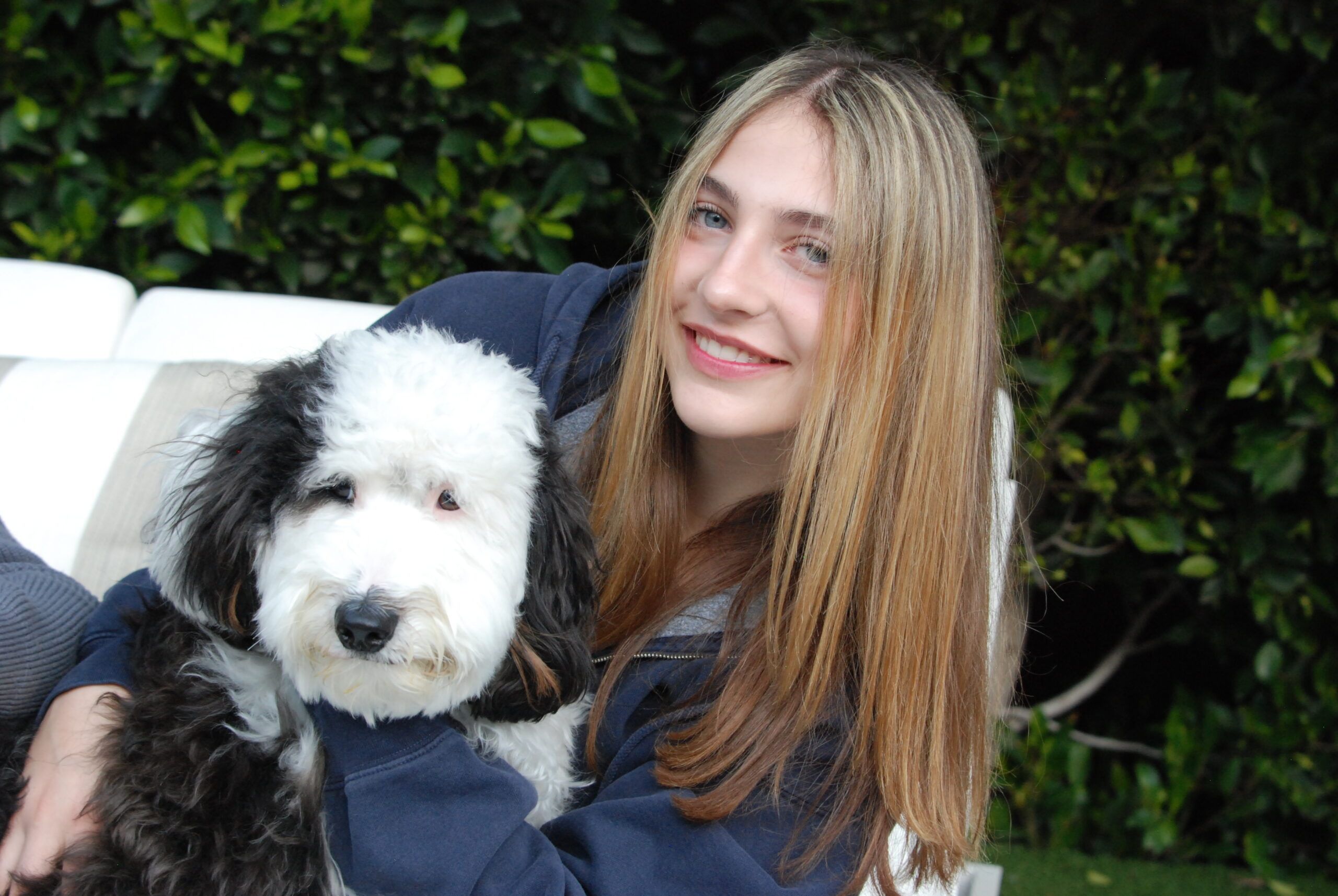 Pawsitivity co-founder with her dog