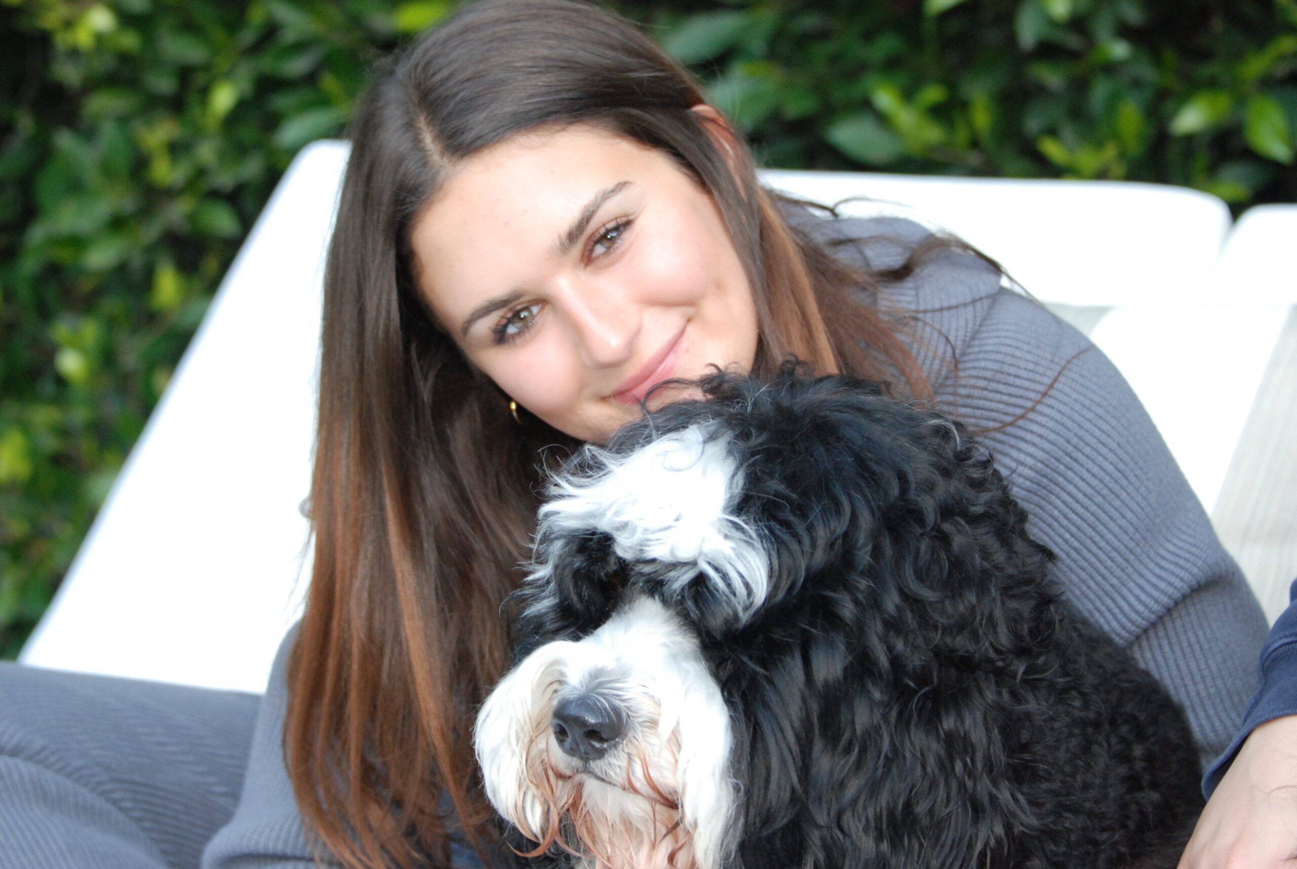 Pawsitivity co-founder with her dog